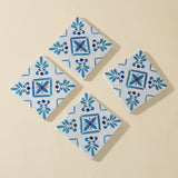 Malaga Patterned Marble Tiles Coasters Set