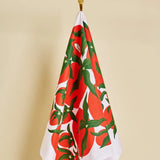 Pomodoro Tomato Red Illustration Tea Towel