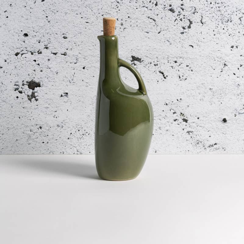 Canard Stoneware Olive Oil Bottle (Colors Available)