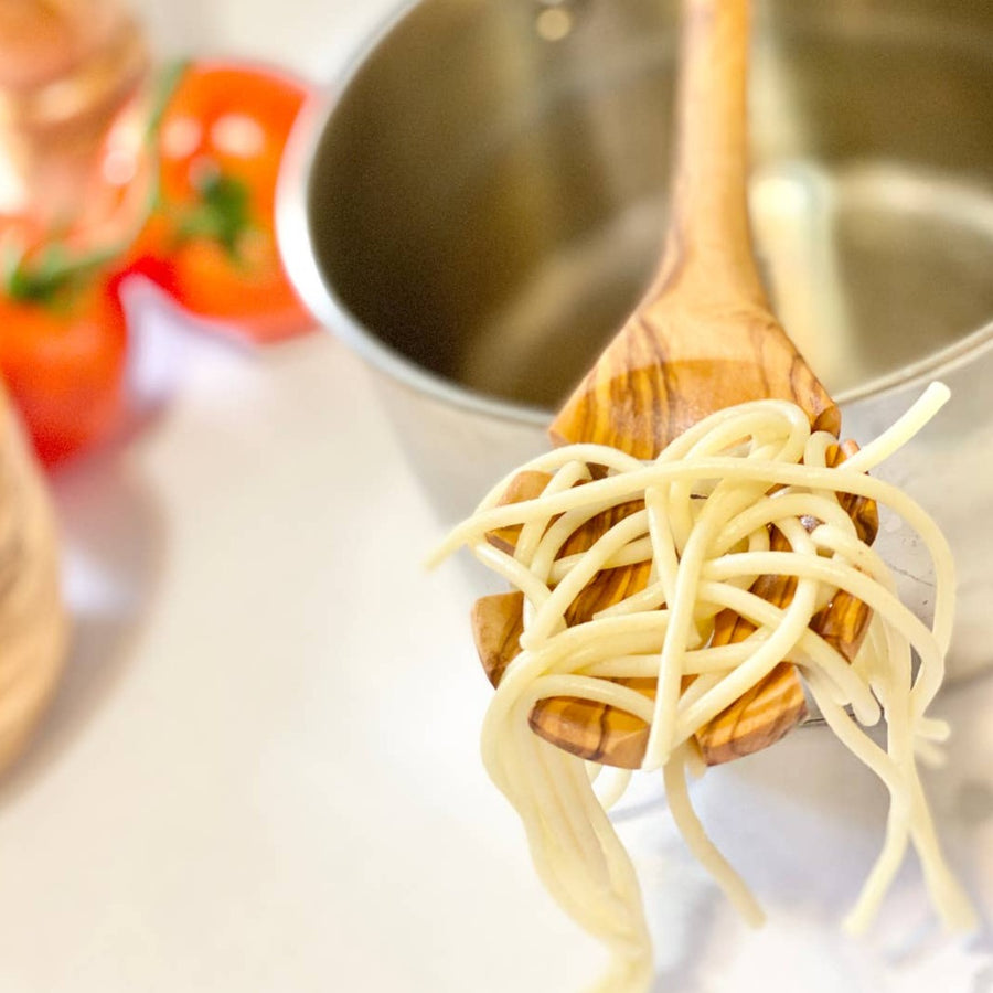 Olive Wood Spaghetti Spoon