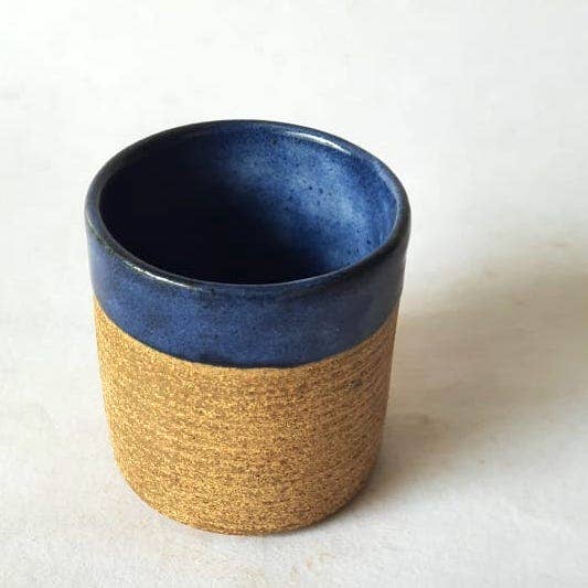 Handmade Rustic Ceramic Tumbler Cup (Colors Available)