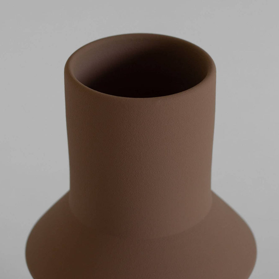 Earthenware Geometric Vase (Colors Available)