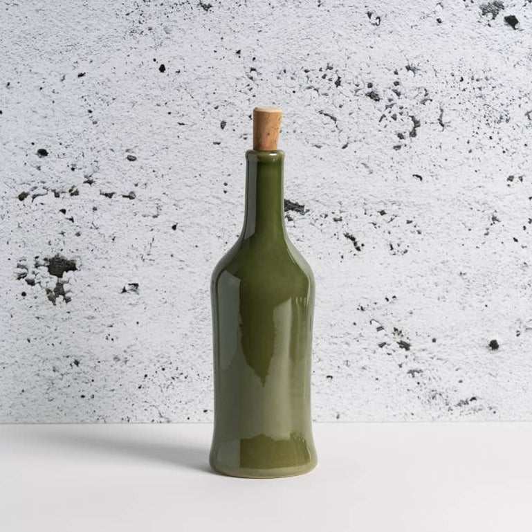 Brutto Stoneware Olive Oil Bottle (Colors Available)