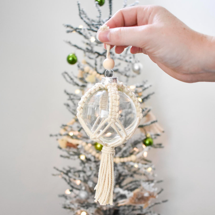 Macrame Holiday Ornaments