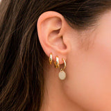 Chloe Huggie Gold Earrings